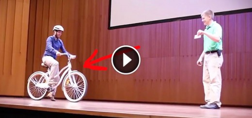 unique bicycle impossible to ride