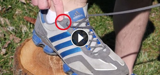 how to use running shoe hole trick