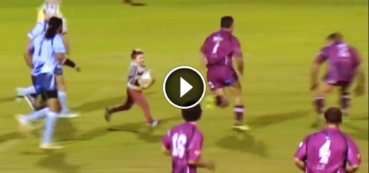 4 Year Old Boy Scores Pro Rugby Match